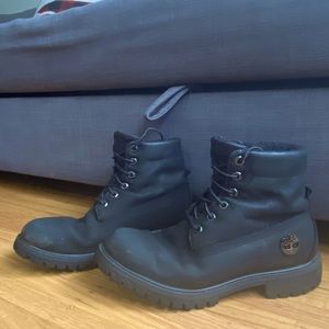 Men's Radford Warm Lined Waterproof Nubuck Leather Boots - Black